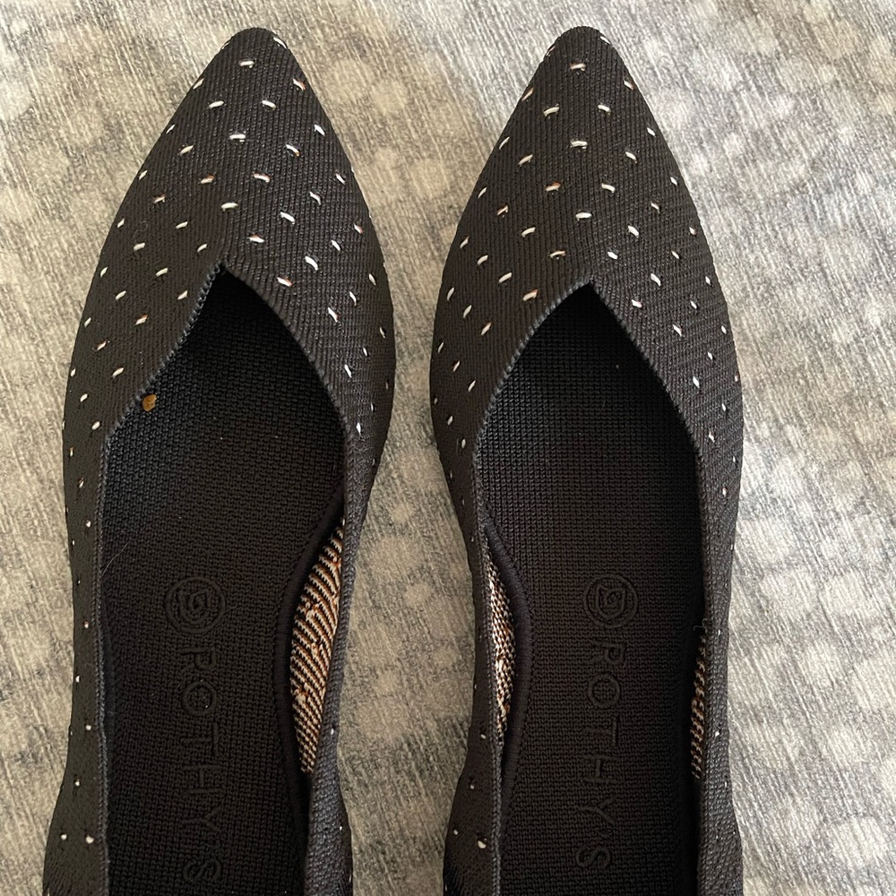 Rothys size 10 points Ivory Dot